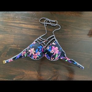 Floral bikini top